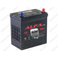 Аккумулятор ALFA  / 40Ah / 380А / Asia AGM (Voyah Free)