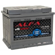Аккумулятор ALFA EFB URBAN 66Ah / 660А