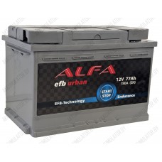 Аккумулятор ALFA EFB URBAN 77 R / 77Ah / 780А