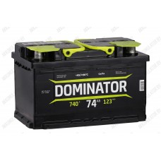 Аккумулятор DOMINATOR / 74Ah / 740А / низкий