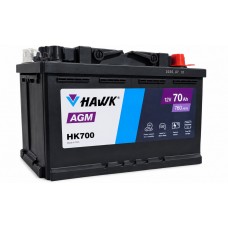 Аккумулятор HAWK AGM / 70Ah / 760А