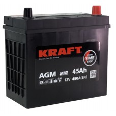 Аккумулятор Kraft AGM Asia / 45Ah / 450А