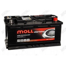 Аккумулятор MOLL AGM / 105Ah / 950А