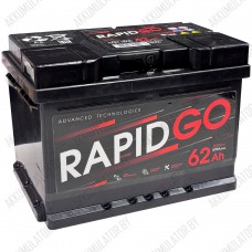 Аккумулятор RapidGO / 62Ah / 570А / Низкий