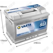 Аккумулятор Varta SLI Dynamic E44 / [577400078] / 77Ah / 780А