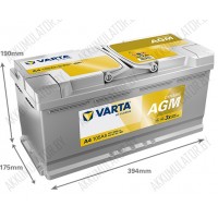 Аккумулятор Varta Dynamic AGM A4 / [605901095] / 105Ah / 950А