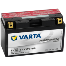 Varta Powersports AGM YT7B-4 / YT7B-BS (7 Ah) [507901012]