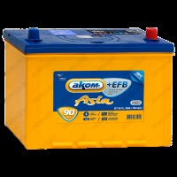 Аккумулятор AKOM +EFB Asia / 90Ah / 850А