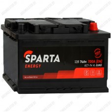 Аккумулятор AKOM Sparta Energy / Низкий / 74Ah / 700А