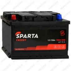 Аккумулятор AKOM Sparta Energy / 75Ah / 700А / Прямая полярность