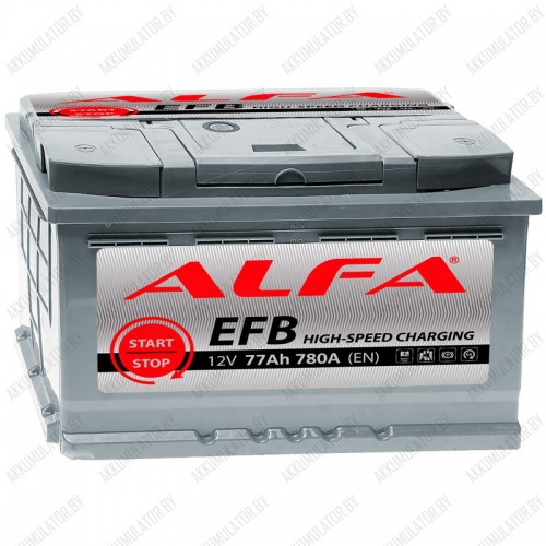 Аккумулятор Alfa EFB 77 R / 77Ah / 780А - 1107012