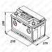 Аккумулятор Alfa Standard 75 R / 75Ah / 720А / Прямая полярность