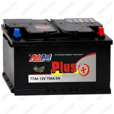 Аккумулятор AutoPart Plus AP772 / Низкий / 77Ah / 750А