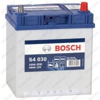 Аккумулятор Bosch S4 030 / [540 126 033] / Тонкие клеммы / 40Ah JIS / 330А / Asia