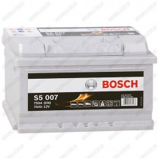 Аккумулятор Bosch S5 007 / [574 402 075] / Низкий / 74Ah / 750А