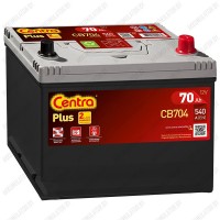 Аккумулятор Centra Plus CB704 / 70Ah / 540А / Asia