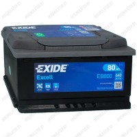 Аккумулятор Exide Excell EB800 / 80Ah / 640А