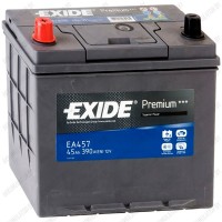 Аккумулятор Exide Premium EA457 / 45Ah / 390А / Asia / Прямая полярность
