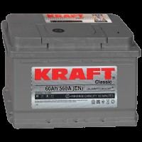 Аккумулятор Kraft Classic / 60Ah / 560А