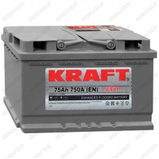 Аккумулятор Kraft EFB / 75Ah / 750А