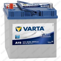 Аккумулятор Varta Blue Dynamic Asia A15 / [540 127 033] / 40Ah / 330А / Прямая полярность