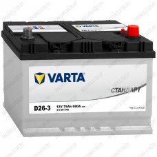 Аккумулятор Varta Standard Asia D26-3 / [575 301 068] / 75Ah / 680А