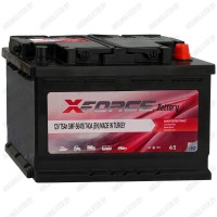 Аккумулятор XForce Battery / 75Ah / 740А / Низкий