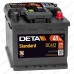 Аккумулятор DETA Standard DC412 / 41Ah / Низкий