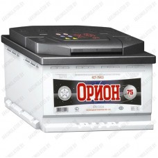 Аккумулятор Орион 6СТ-75 А3 / 75Ah / 580А / Прямая полярность